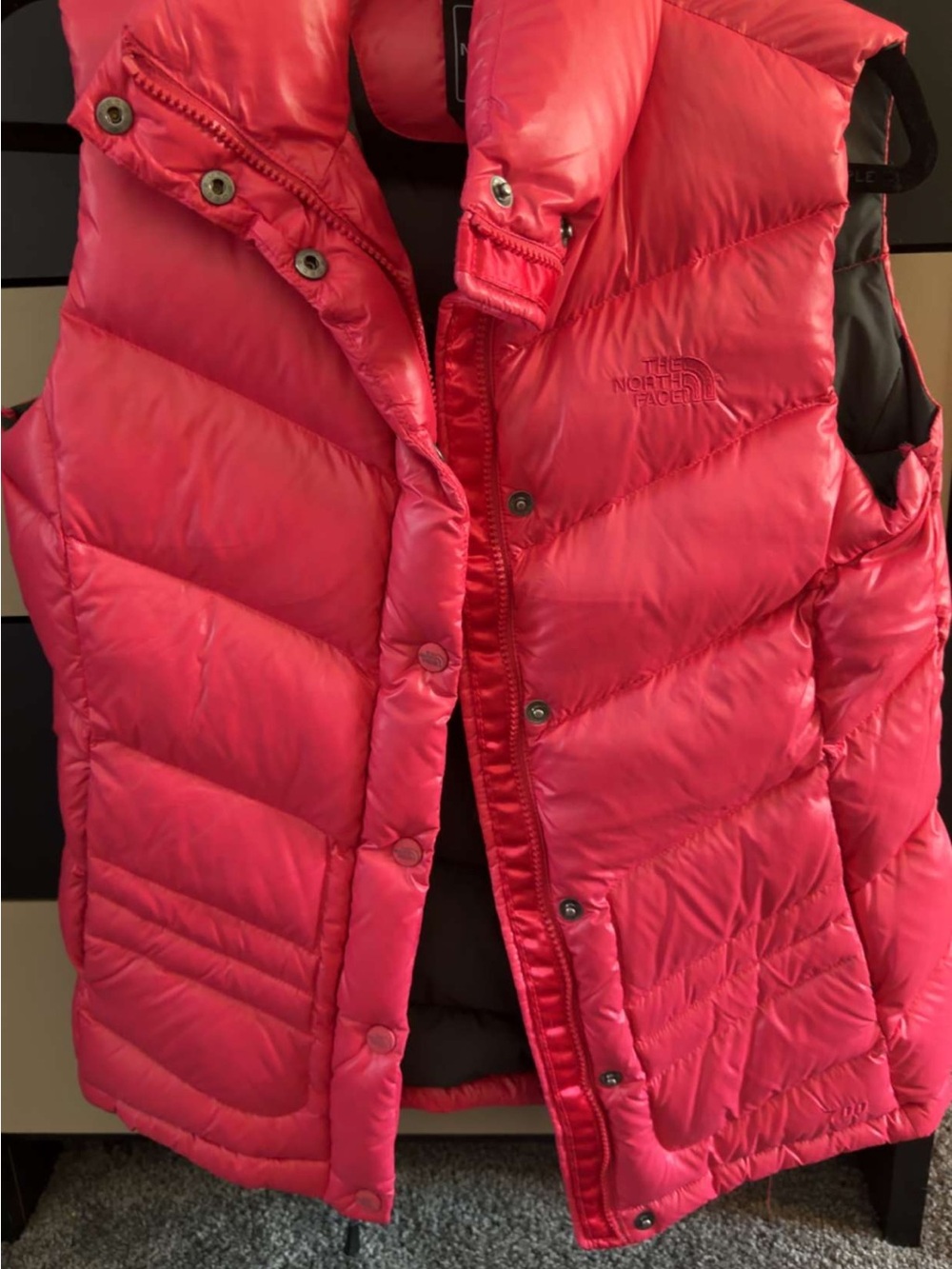 The North Face Women’s Bright Pink Packable Puffer Vest